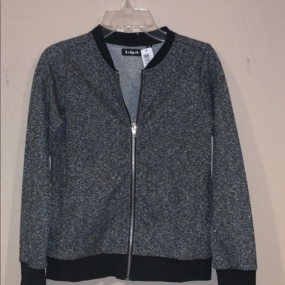 NWT sparkly sweat jacket